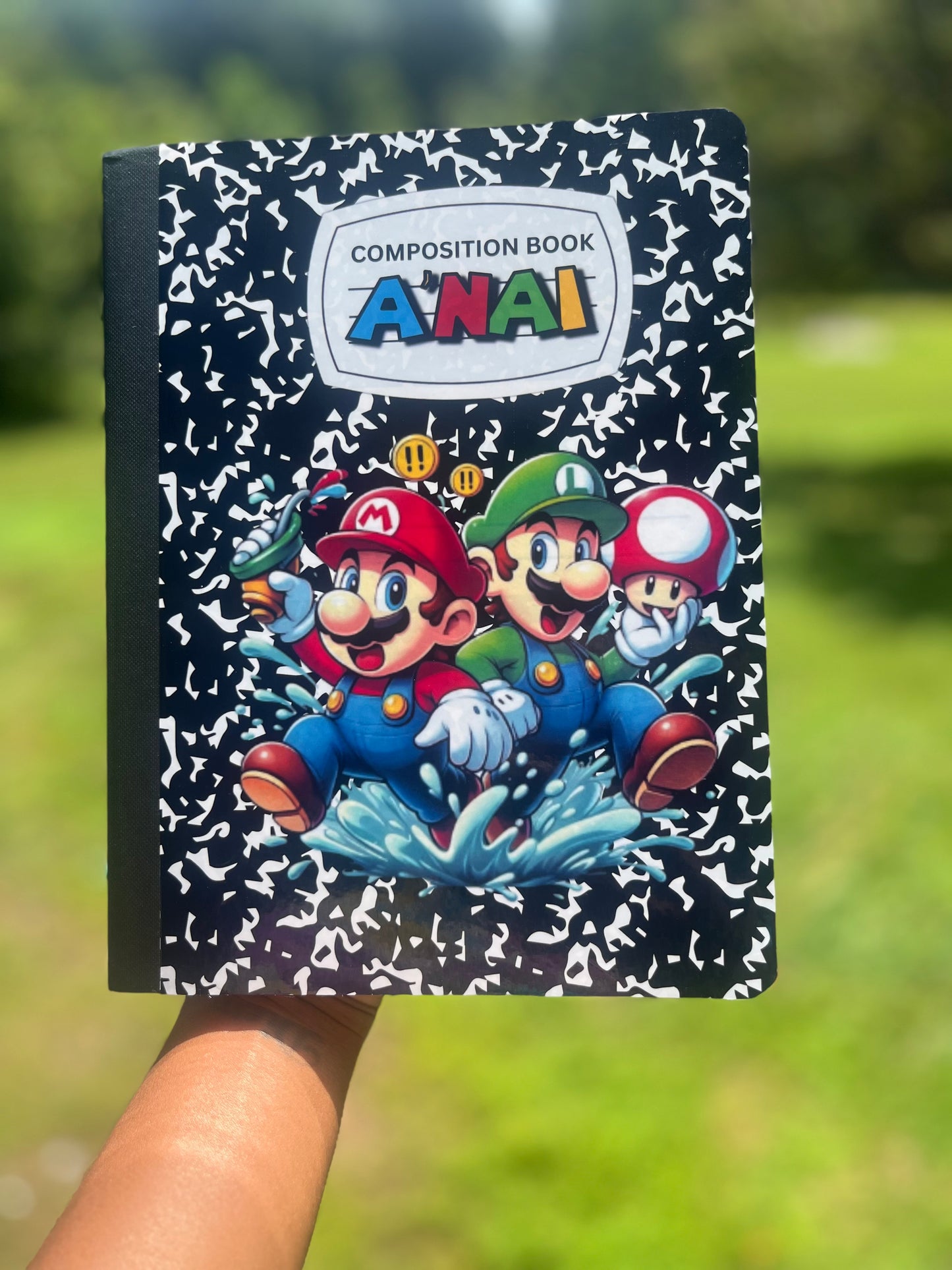 Custom Composition Notebook