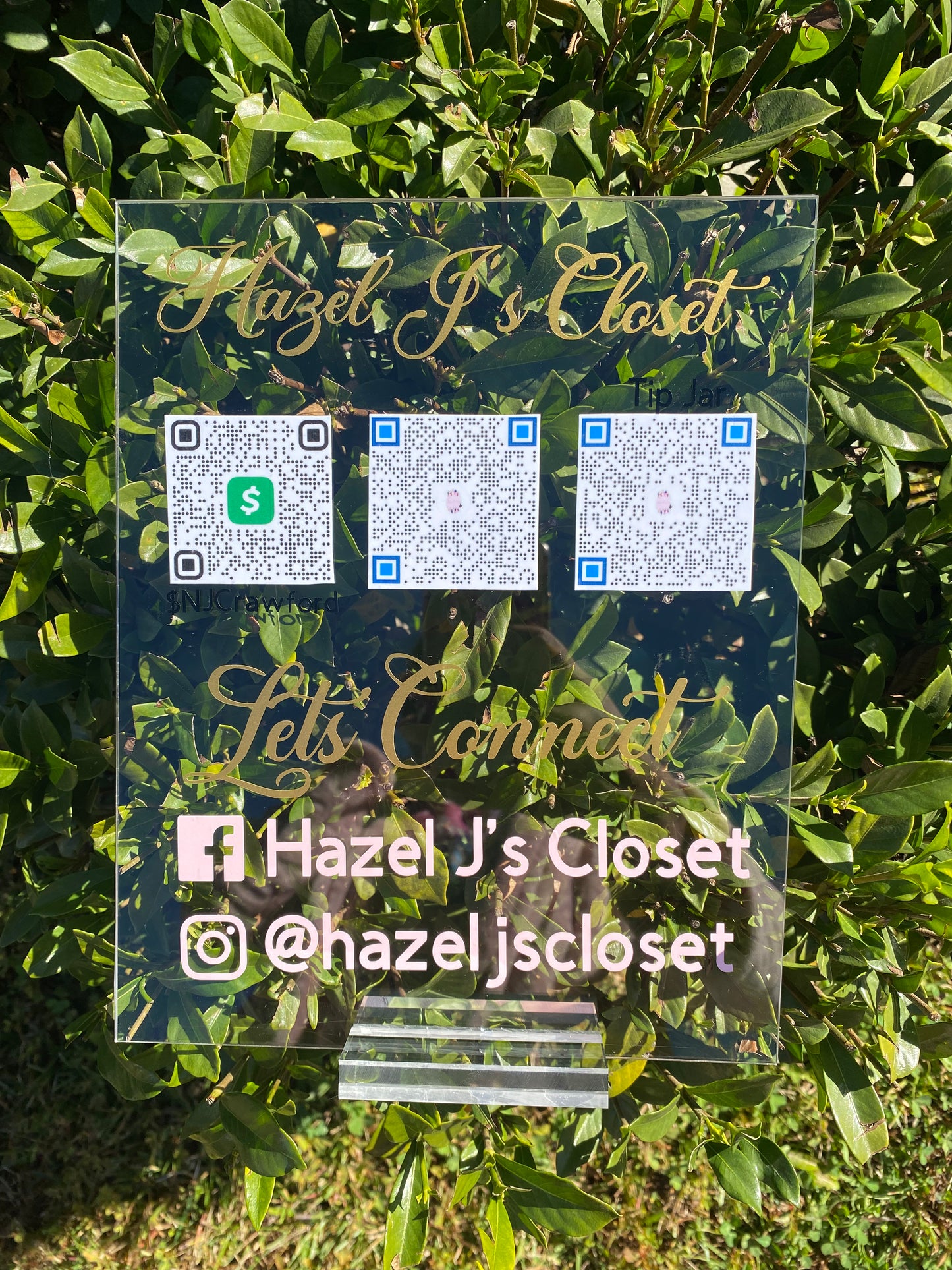QR Plaque