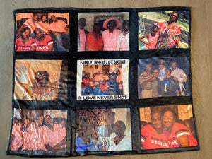 9 Panel Photo Blanket
