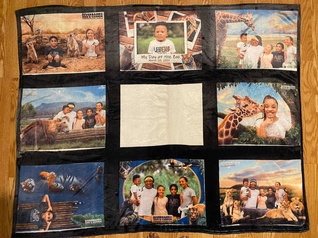 9 Panel Photo Blanket